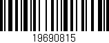 Código de barras (EAN, GTIN, SKU, ISBN): '19690815'