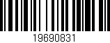Código de barras (EAN, GTIN, SKU, ISBN): '19690831'