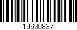 Código de barras (EAN, GTIN, SKU, ISBN): '19690837'