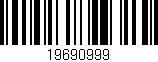 Código de barras (EAN, GTIN, SKU, ISBN): '19690999'