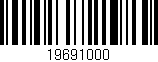 Código de barras (EAN, GTIN, SKU, ISBN): '19691000'