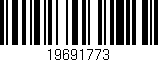 Código de barras (EAN, GTIN, SKU, ISBN): '19691773'