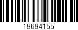 Código de barras (EAN, GTIN, SKU, ISBN): '19694155'