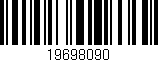 Código de barras (EAN, GTIN, SKU, ISBN): '19698090'