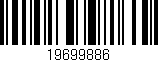 Código de barras (EAN, GTIN, SKU, ISBN): '19699886'