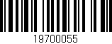 Código de barras (EAN, GTIN, SKU, ISBN): '19700055'