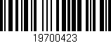 Código de barras (EAN, GTIN, SKU, ISBN): '19700423'