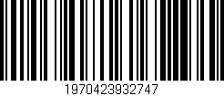 Código de barras (EAN, GTIN, SKU, ISBN): '1970423932747'