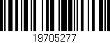 Código de barras (EAN, GTIN, SKU, ISBN): '19705277'