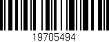 Código de barras (EAN, GTIN, SKU, ISBN): '19705494'