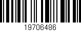 Código de barras (EAN, GTIN, SKU, ISBN): '19706486'