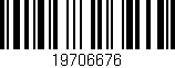 Código de barras (EAN, GTIN, SKU, ISBN): '19706676'