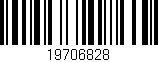 Código de barras (EAN, GTIN, SKU, ISBN): '19706828'