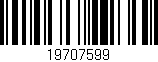 Código de barras (EAN, GTIN, SKU, ISBN): '19707599'