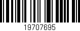 Código de barras (EAN, GTIN, SKU, ISBN): '19707695'