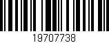 Código de barras (EAN, GTIN, SKU, ISBN): '19707738'
