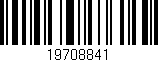 Código de barras (EAN, GTIN, SKU, ISBN): '19708841'