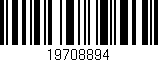 Código de barras (EAN, GTIN, SKU, ISBN): '19708894'