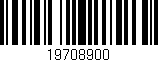 Código de barras (EAN, GTIN, SKU, ISBN): '19708900'