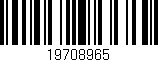 Código de barras (EAN, GTIN, SKU, ISBN): '19708965'