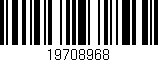 Código de barras (EAN, GTIN, SKU, ISBN): '19708968'