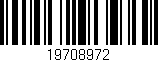 Código de barras (EAN, GTIN, SKU, ISBN): '19708972'