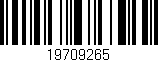 Código de barras (EAN, GTIN, SKU, ISBN): '19709265'