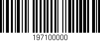 Código de barras (EAN, GTIN, SKU, ISBN): '197100000'