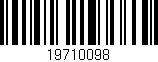 Código de barras (EAN, GTIN, SKU, ISBN): '19710098'