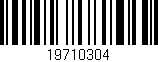 Código de barras (EAN, GTIN, SKU, ISBN): '19710304'