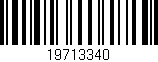 Código de barras (EAN, GTIN, SKU, ISBN): '19713340'