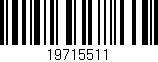 Código de barras (EAN, GTIN, SKU, ISBN): '19715511'