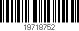Código de barras (EAN, GTIN, SKU, ISBN): '19718752'
