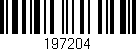 Código de barras (EAN, GTIN, SKU, ISBN): '197204'