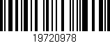 Código de barras (EAN, GTIN, SKU, ISBN): '19720978'