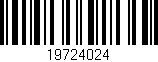 Código de barras (EAN, GTIN, SKU, ISBN): '19724024'