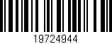 Código de barras (EAN, GTIN, SKU, ISBN): '19724944'