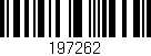 Código de barras (EAN, GTIN, SKU, ISBN): '197262'
