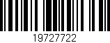 Código de barras (EAN, GTIN, SKU, ISBN): '19727722'