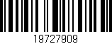 Código de barras (EAN, GTIN, SKU, ISBN): '19727909'