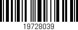 Código de barras (EAN, GTIN, SKU, ISBN): '19728039'