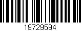 Código de barras (EAN, GTIN, SKU, ISBN): '19729594'