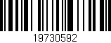 Código de barras (EAN, GTIN, SKU, ISBN): '19730592'