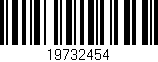 Código de barras (EAN, GTIN, SKU, ISBN): '19732454'