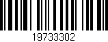 Código de barras (EAN, GTIN, SKU, ISBN): '19733302'
