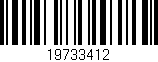 Código de barras (EAN, GTIN, SKU, ISBN): '19733412'