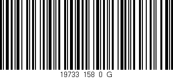 Código de barras (EAN, GTIN, SKU, ISBN): '19733_158_0_G'