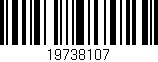 Código de barras (EAN, GTIN, SKU, ISBN): '19738107'