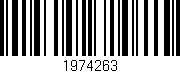 Código de barras (EAN, GTIN, SKU, ISBN): '1974263'