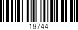 Código de barras (EAN, GTIN, SKU, ISBN): '19744'